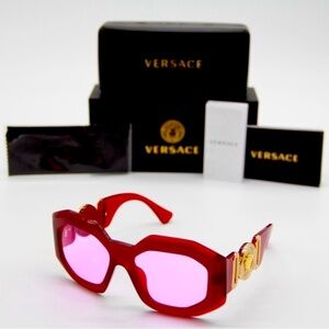 Versace Red Sunglasses